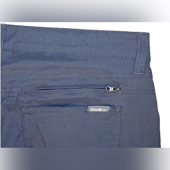 Eddie Bauer Nylon Pants Mens 38 X 30 Gray Khaki Stretch Hiking Travel Outdoor - Picture 9 of 11